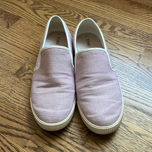 Tom’s Lavender Heritage Canvas Women's Clemente Slip On - Picture 2 of 6